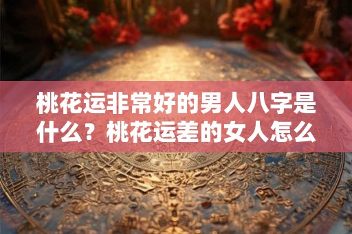 桃花运非常好的男人八字是什么?桃花运差的女人怎么办? 桃花运非常好的男人八字是什么?桃花运差的女人怎么办?