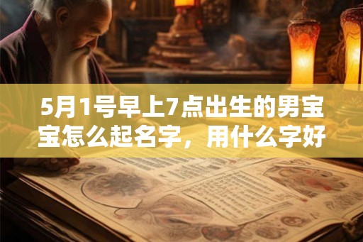 5月1号早上7点出生的男宝宝怎么起名字，用什么字好
