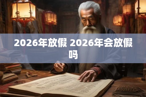 2026年放假 2026年会放假吗