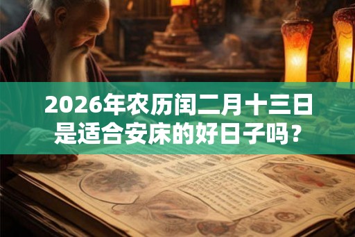 2026年农历闰二月十三日是适合安床的好日子吗？