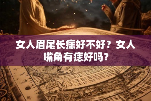女人眉尾长痣好不好?女人嘴角有痣好吗? 女人眉尾长痣好不好?女人嘴角有痣好吗?