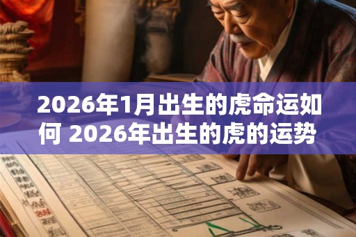 2026年1月出生的虎命运如何 2026年出生的虎的运势如何 2026年1月出生的虎命运如何 2026年出生的虎的运势如何