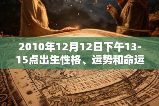 2010年12月12日下午13-15点出生性格、运势和命运