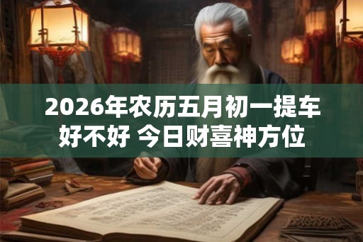 2026年农历五月初一提车好不好 今日财喜神方位
