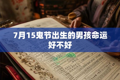 7月15鬼节出生的男孩命运好不好 7月15鬼节出生的男孩命运好不好