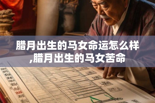 腊月出生的马女命运怎么样,腊月出生的马女苦命