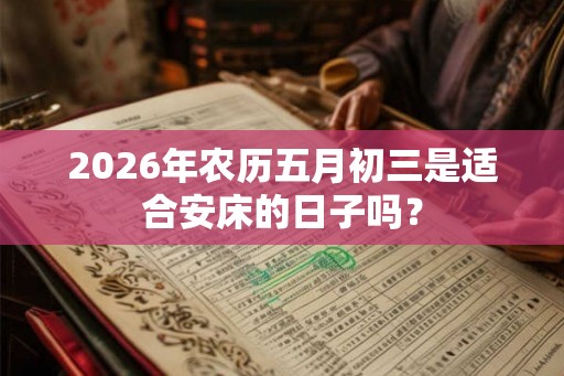 2026年农历五月初三是适合安床的日子吗? 2026年农历五月初三是适合安床的日子吗?