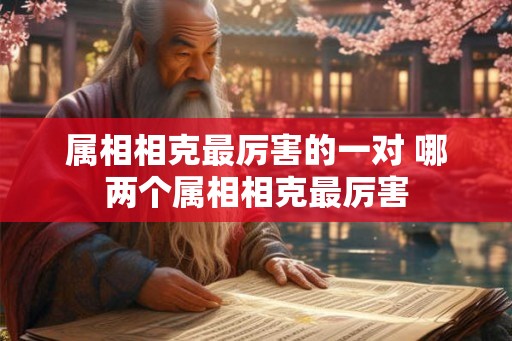 属相相克最厉害的一对 哪两个属相相克最厉害