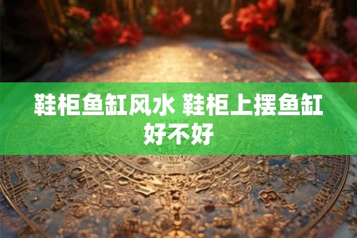 鞋柜鱼缸风水 鞋柜上摆鱼缸好不好