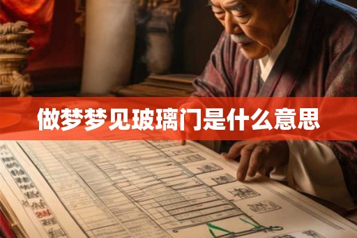 做梦梦见玻璃门是什么意思