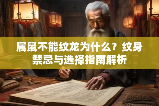 属鼠不能纹龙为什么?纹身禁忌与选择指南解析 属鼠不能纹龙为什么?纹身禁忌与选择指南解析
