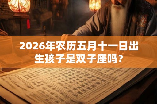 2026年农历五月十一日出生孩子是双子座吗？
