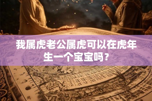 我属虎老公属虎可以在虎年生一个宝宝吗？