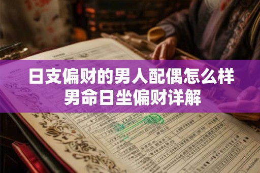 日支偏财的男人配偶怎么样 男命日坐偏财详解