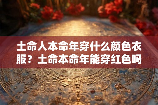 土命人本命年穿什么颜色衣服？土命本命年能穿红色吗？