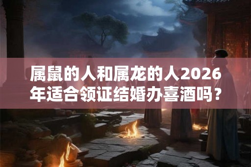 属鼠的人和属龙的人2026年适合领证结婚办喜酒吗？