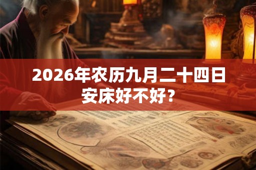 2026年农历九月二十四日安床好不好？