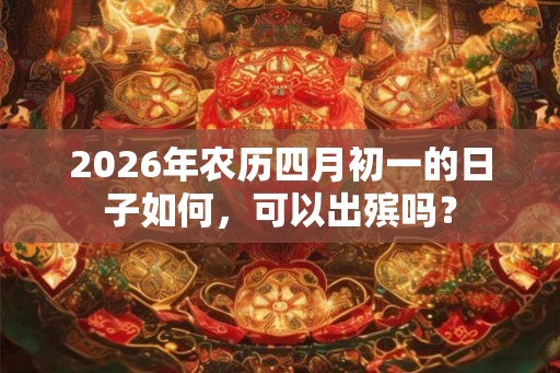 2026年农历四月初一的日子如何，可以出殡吗？