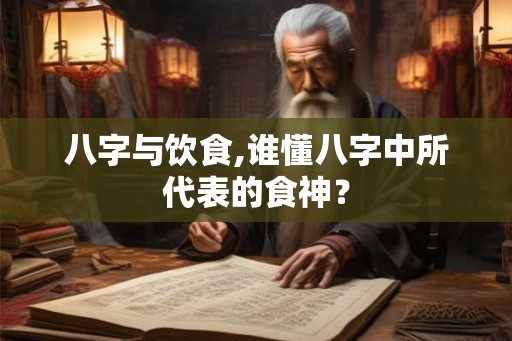 八字与饮食,谁懂八字中所代表的食神？