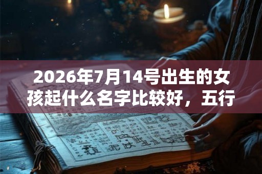 2026年7月14号出生的女孩起什么名字比较好,五行属什么 2026年7月14号出生的女孩起什么名字比较好,五行属什么