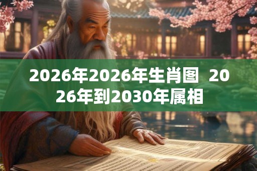 2026年2026年生肖图  2026年到2030年属相