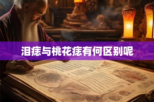 泪痣与桃花痣有何区别呢