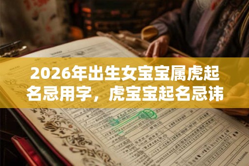 2026年出生女宝宝属虎起名忌用字,虎宝宝起名忌讳 2026年出生女宝宝属虎起名忌用字,虎宝宝起名忌讳