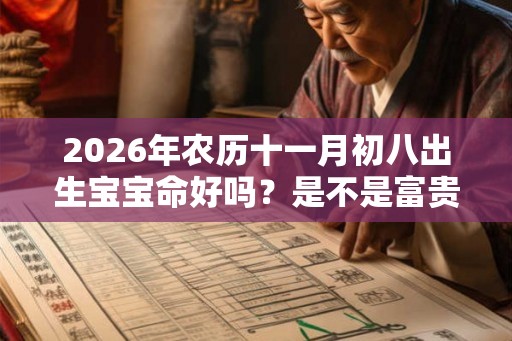 2026年农历十一月初八出生宝宝命好吗？是不是富贵命？