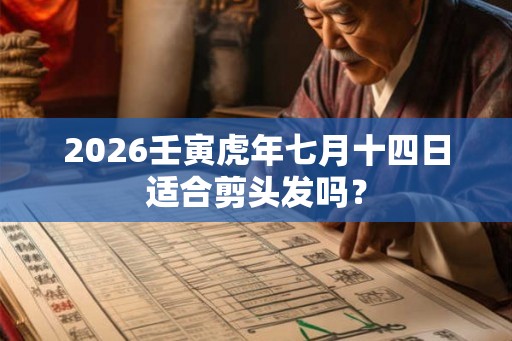 2026壬寅虎年七月十四日适合剪头发吗？