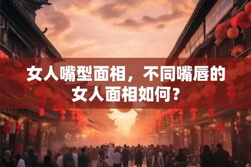 女人嘴型面相，不同嘴唇的女人面相如何？