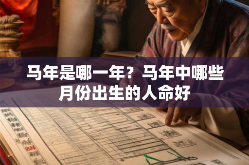 马年是哪一年？马年中哪些月份出生的人命好