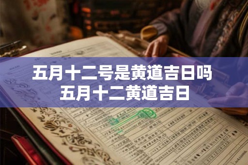 五月十二号是黄道吉日吗 五月十二黄道吉日