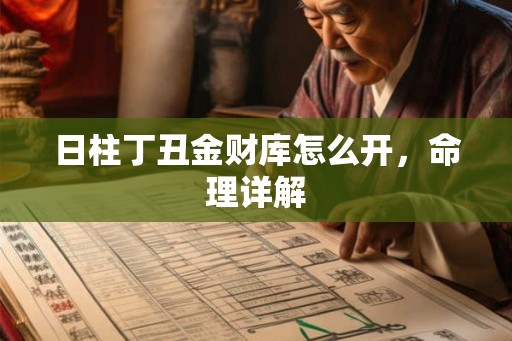日柱丁丑金财库怎么开,命理详解 日柱丁丑金财库怎么开,命理详解