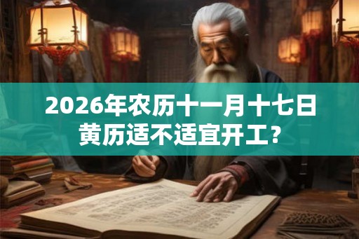 2026年农历十一月十七日黄历适不适宜开工？