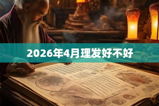 2026年4月理发好不好