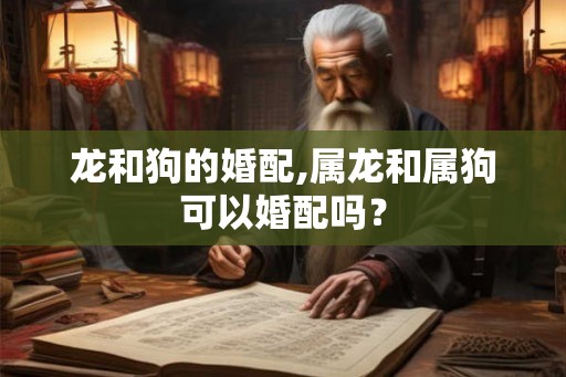 龙和狗的婚配,属龙和属狗可以婚配吗？