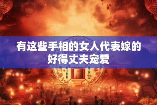 有这些手相的女人代表嫁的好得丈夫宠爱