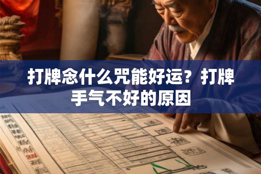打牌念什么咒能好运?打牌手气不好的原因 打牌念什么咒能好运?打牌手气不好的原因