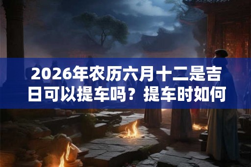 2026年农历六月十二是吉日可以提车吗？提车时如何验车？