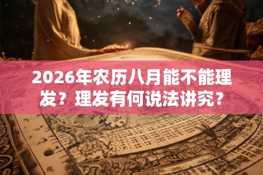 2026年农历八月能不能理发？理发有何说法讲究？