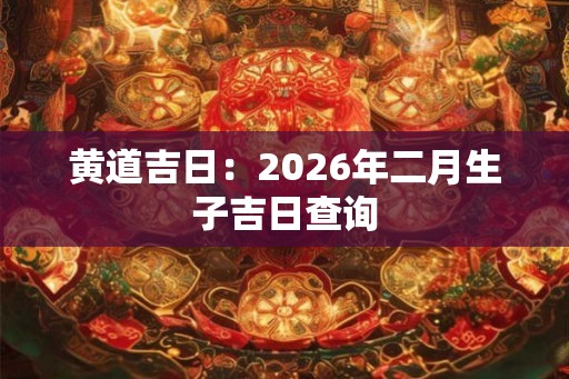 黄道吉日:2026年二月生子吉日查询 黄道吉日:2026年二月生子吉日查询