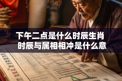 下午二点是什么时辰生肖  时辰与属相相冲是什么意思