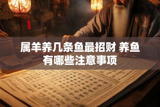 属羊养几条鱼最招财 养鱼有哪些注意事项