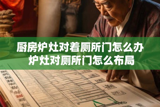 厨房炉灶对着厕所门怎么办 炉灶对厕所门怎么布局 厨房炉灶对着厕所门怎么办 炉灶对厕所门怎么布局