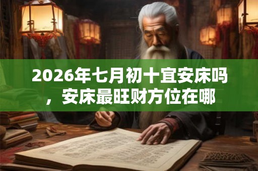 2026年七月初十宜安床吗,安床最旺财方位在哪 2026年七月初十宜安床吗,安床最旺财方位在哪