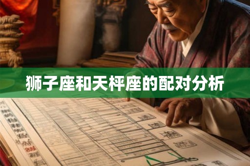 狮子座和天枰座的配对分析