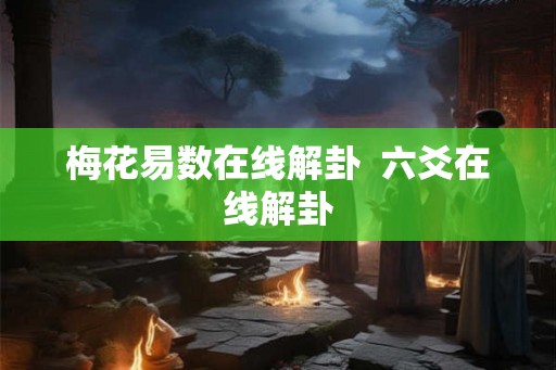 梅花易数在线解卦  六爻在线解卦