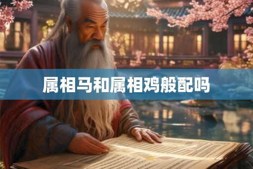 属相马和属相鸡般配吗