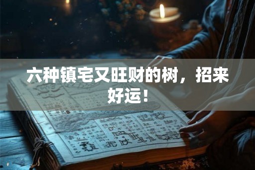 六种镇宅又旺财的树,招来好运! 六种镇宅又旺财的树,招来好运!