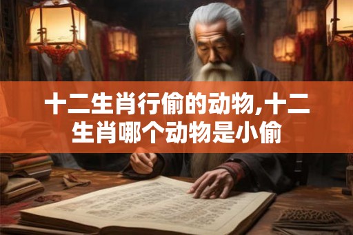 十二生肖行偷的动物,十二生肖哪个动物是小偷